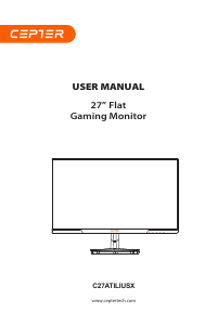 Manual Cepter C27ATILIUSX LED Monitor