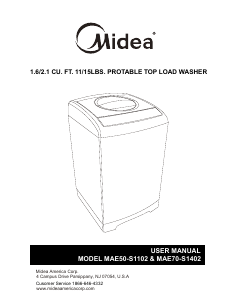Manual de uso Midea MAE50-S1102 Lavadora