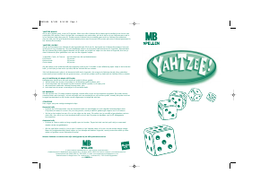 Handleiding MB Yahtzee