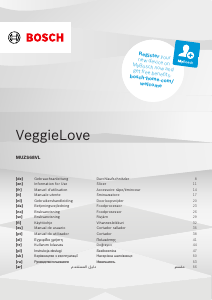 Handleiding Bosch MUMS6EW22 VeggieLove Spiraalsnijder