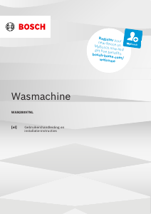 Handleiding Bosch WAN28097NL Wasmachine