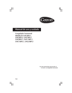 Manual de uso Cetron CHC11BPL1 Congelador