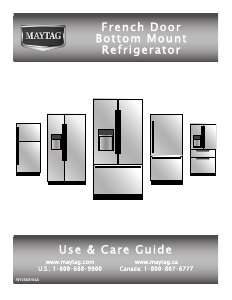 Manual de uso Maytag MFT2976AEM Frigorífico combinado