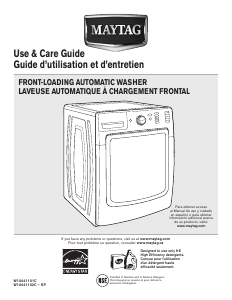 Mode d’emploi Maytag MHW8000AG Lave-linge