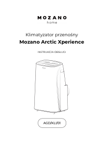 Instrukcja Mozano AGD/KLI/01 Klimatyzator