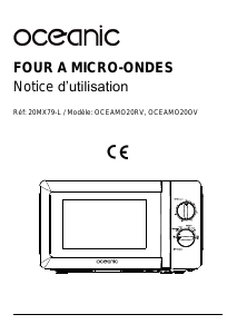 Mode d’emploi Oceanic OCEAMO20OV Micro-onde