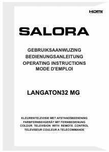 Bedienungsanleitung Salora LANGATON32MG LED fernseher