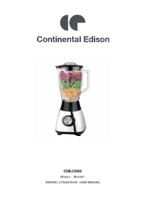 Handleiding Continental Edison CEBL15IX6 Blender