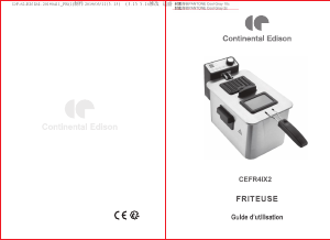 Handleiding Continental Edison CEFR4IX2 Friteuse