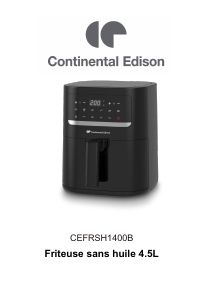 Handleiding Continental Edison CEFRSH1400B Friteuse