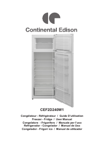 Manuale Continental Edison CEF2D240W1 Frigorifero-congelatore