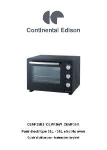 Handleiding Continental Edison CEMF35B3 Oven