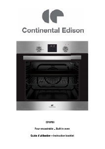 Mode d’emploi Continental Edison CEF60PBIX Four