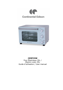 Handleiding Continental Edison CEMF35W Oven