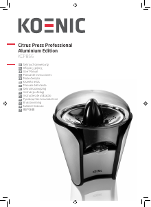 Manuale Koenic KCP856 Spremiagrumi