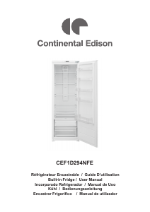 Bedienungsanleitung Continental Edison CEF1D294NFE Kühlschrank