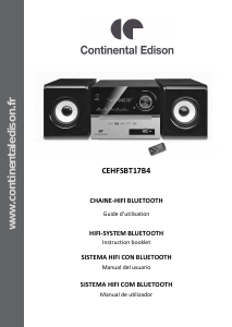 Handleiding Continental Edison CEHFSBT17B4 Stereoset