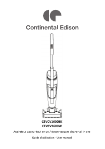 Manual Continental Edison CEVCV1600W Vacuum Cleaner