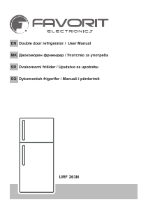 Handleiding Favorit URF 263N Koel-vries combinatie