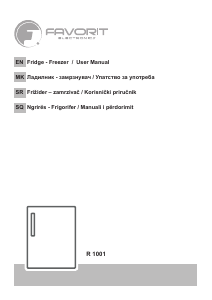 Handleiding Favorit R 1001 Koelkast