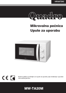 Priručnik Quadro MW-TA20M Mikrovalna pećnica