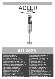 Handleiding Adler AD 4628 Staafmixer