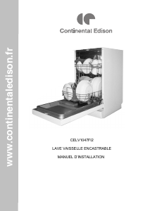 Mode d’emploi Continental Edison CELV1047FI2 Lave-vaisselle