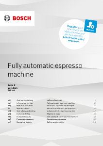 Mode d’emploi Bosch TIE20109 VeroCafe Machine à expresso