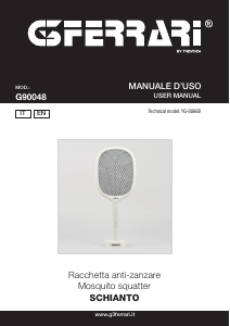 Manual G3 Ferrari G90048 Schianto Electric Fly Swatter