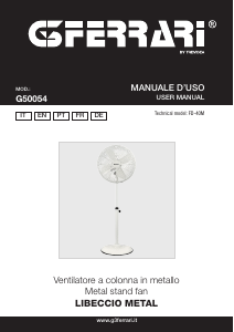 Manual G3 Ferrari G50054 Libeccio Metal Ventilador