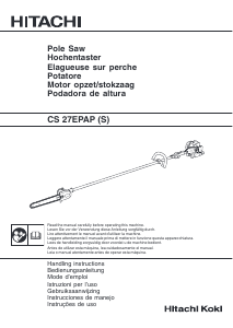 Manual Hitachi CS 27EPAP (S) Motosserra