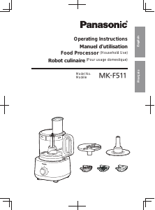 Mode d’emploi Panasonic MK-F511 Robot de cuisine