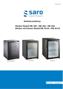 Manual Saro MB 30 U Refrigerator