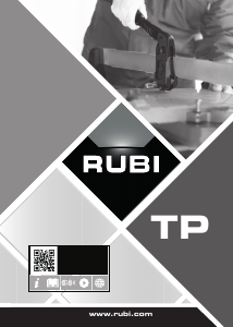 説明書 Rubi TP-S タイルカッティングマシン