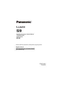 Manual Panasonic DC-S9K Lumix Digital Camera