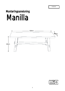 説明書 Mio Manilla ベンチ