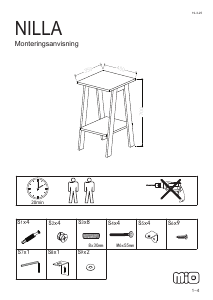 说明书 Mio Nilla 床头柜