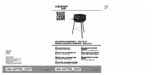 Bedienungsanleitung Countryside CRG 33 A1 Barbecue