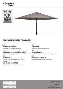 Manual Countryside IAN 446714 Umbrelă de soare