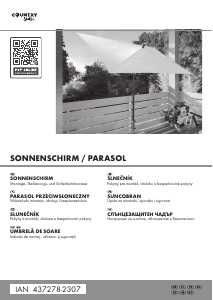 Manual Countryside IAN 437278 Umbrelă de soare