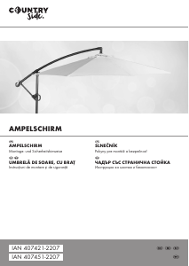 Manual Countryside IAN 407421 Umbrelă de soare