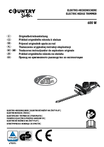 Instrukcja Countryside CYHT12B-550 Nożyce do żywopłotu