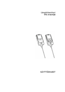 Käyttöohje Metos TFX 410 Ruokalämpömittari