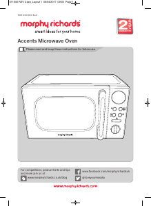 Manual Morphy Richards 511500 Accents Microwave