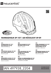 Handleiding Newcential IAN 497938 Fietshelm