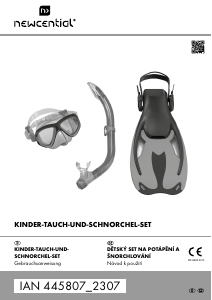 Manuál Newcential IAN 445807 Šnorchl