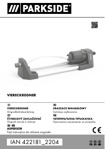 Bedienungsanleitung Parkside IAN 422181 Rasensprenger