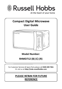 Handleiding Russell Hobbs RHMD712B-N Magnetron