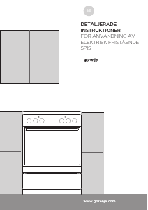 Bruksanvisning Gorenje EC88122AX Spis