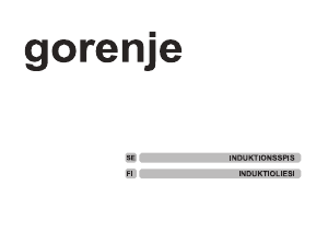 Käyttöohje Gorenje EI537AW Liesi